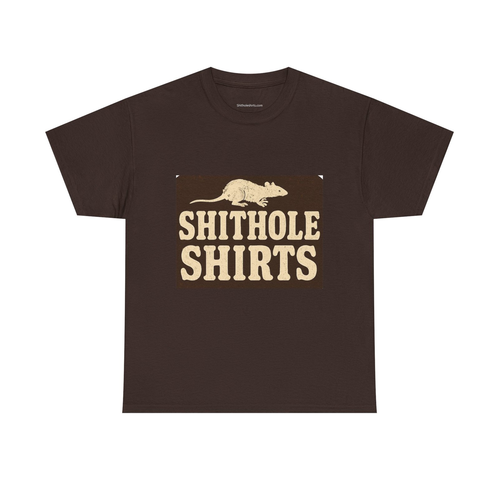 Graphic Tee — "Shithole Shirts" Retro Logo T-Shirt
