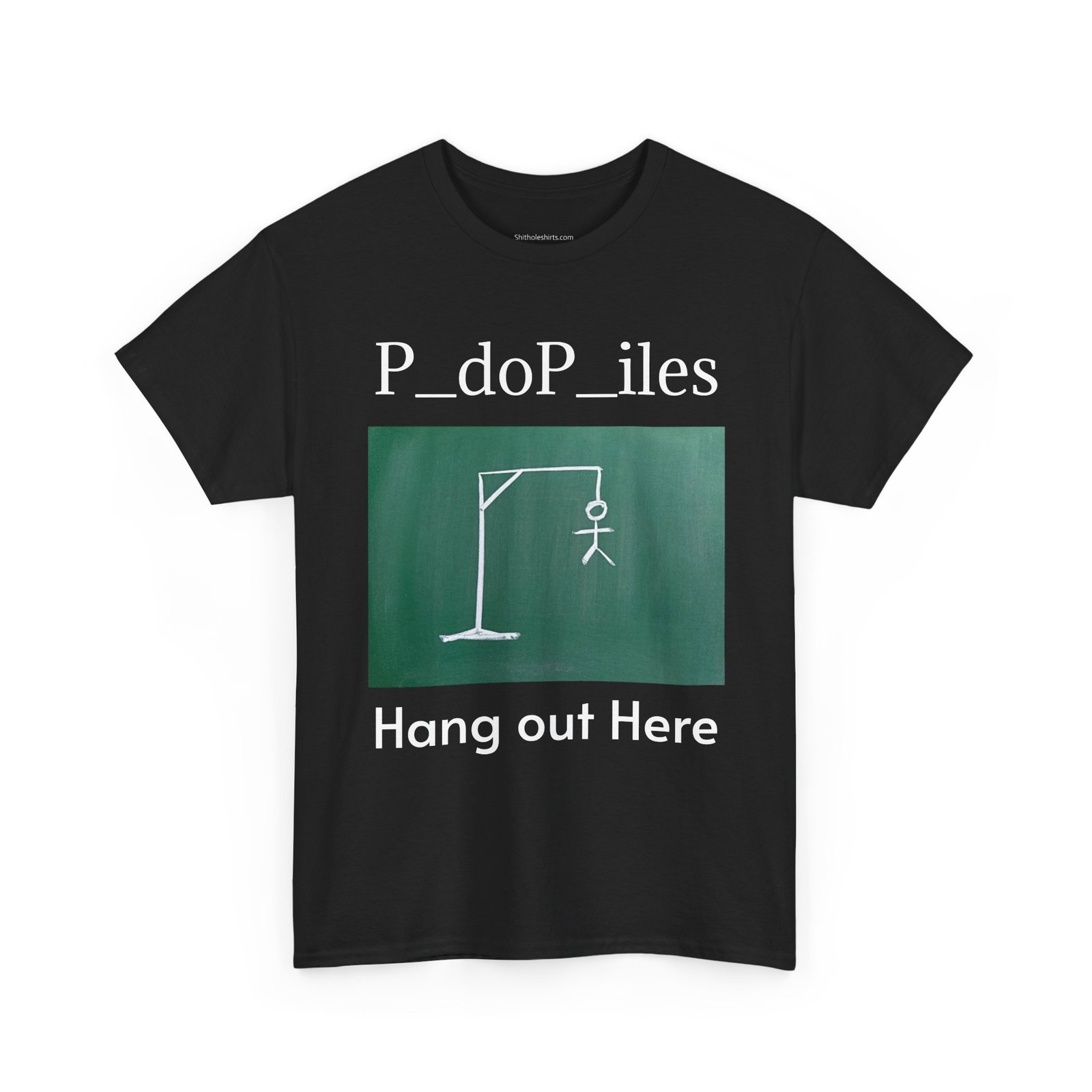 Chalkboard Hangman Tee - Image 3