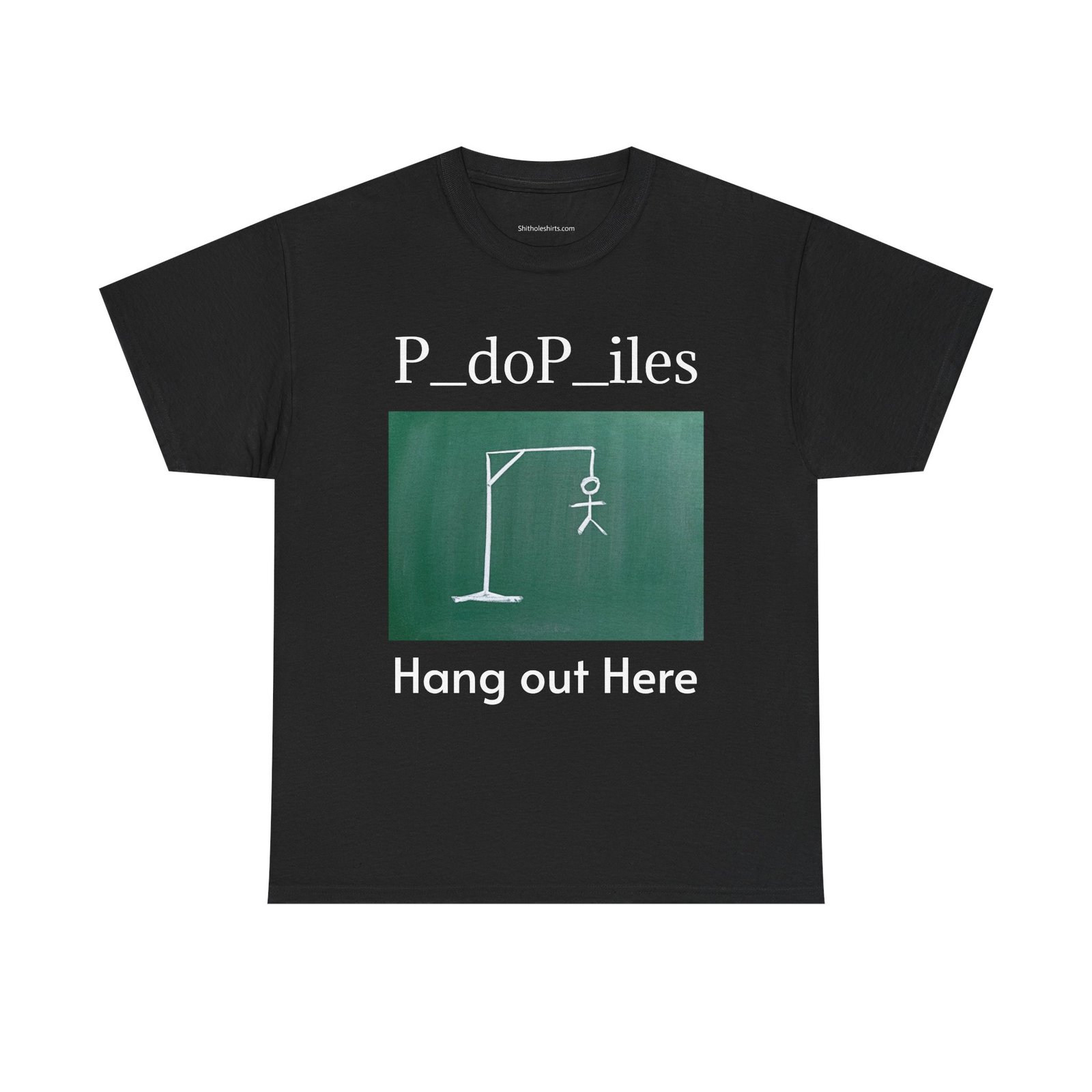 Chalkboard Hangman Tee