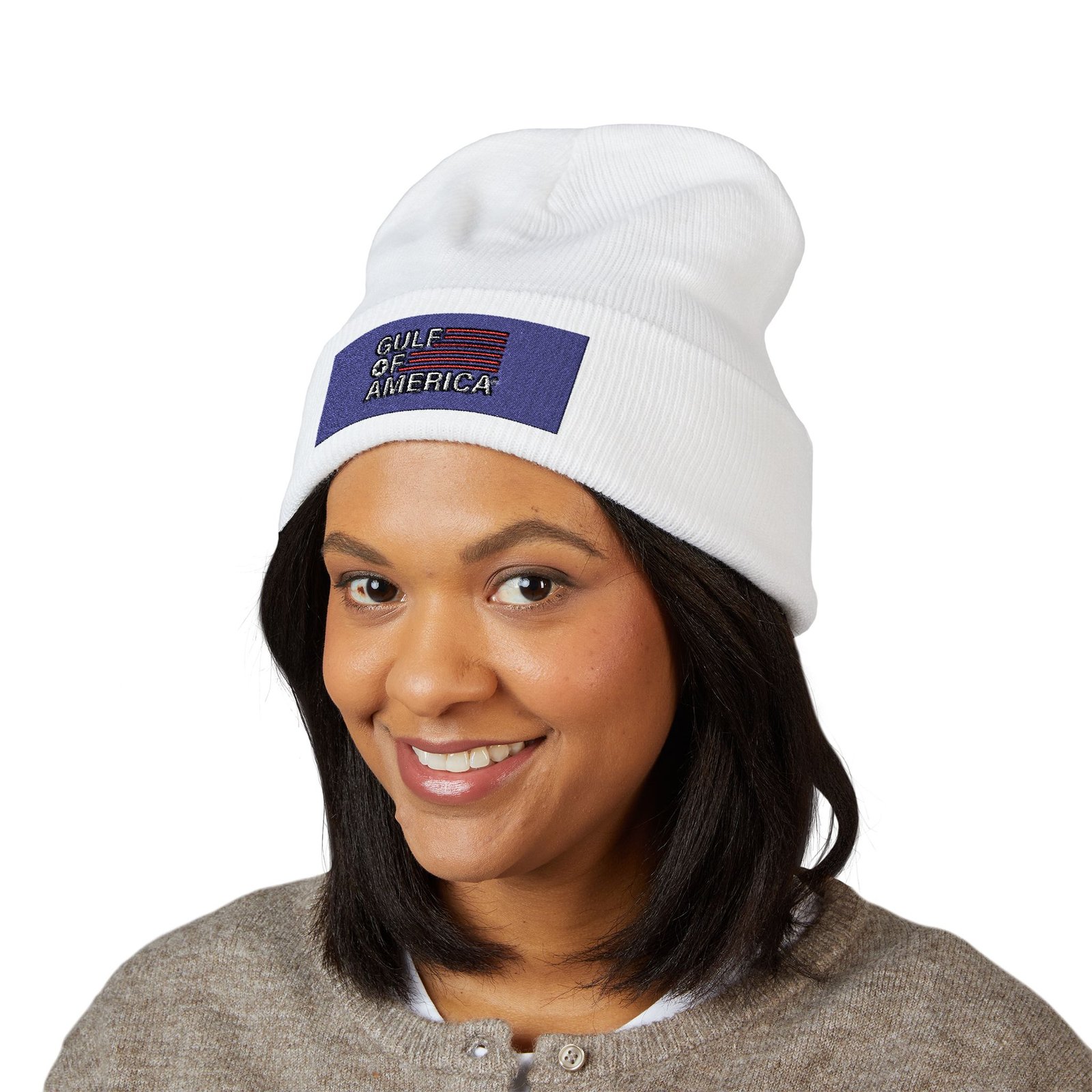 Gulf of America Embroidered Cuffed Beanie - Image 7
