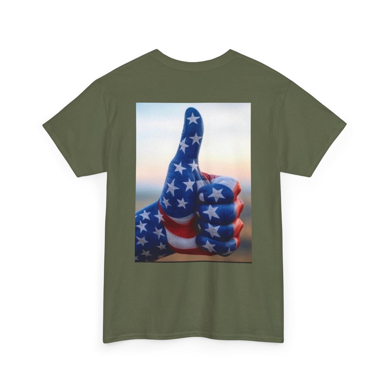 Patriotic Thumbs Up T-Shirt — American Flag Graphic Tee (USA Pride) - Image 8