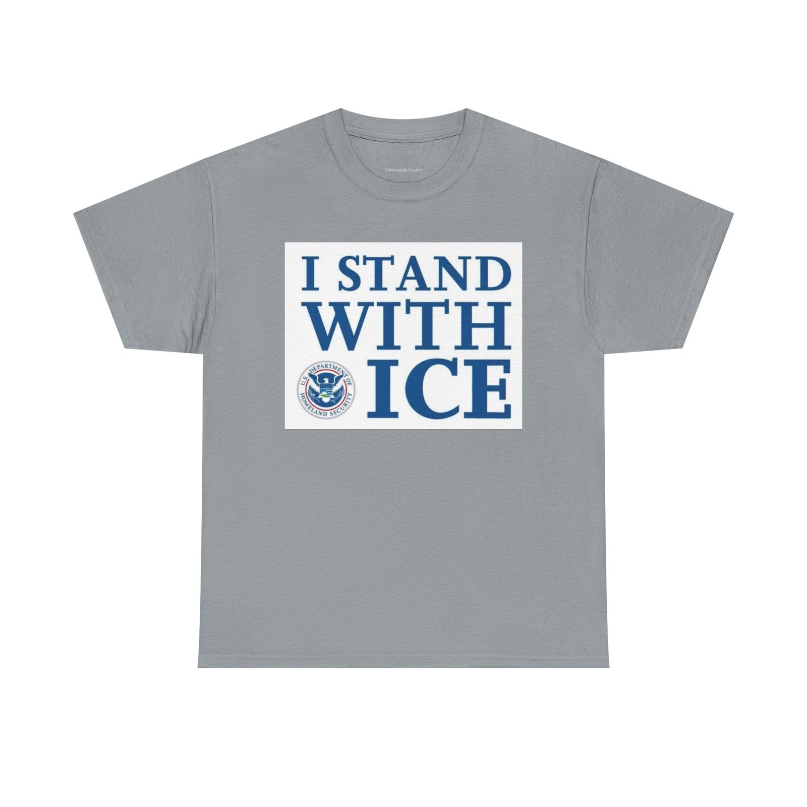 I Stand With ICE T-Shirt — Political Support Tee - Image 9