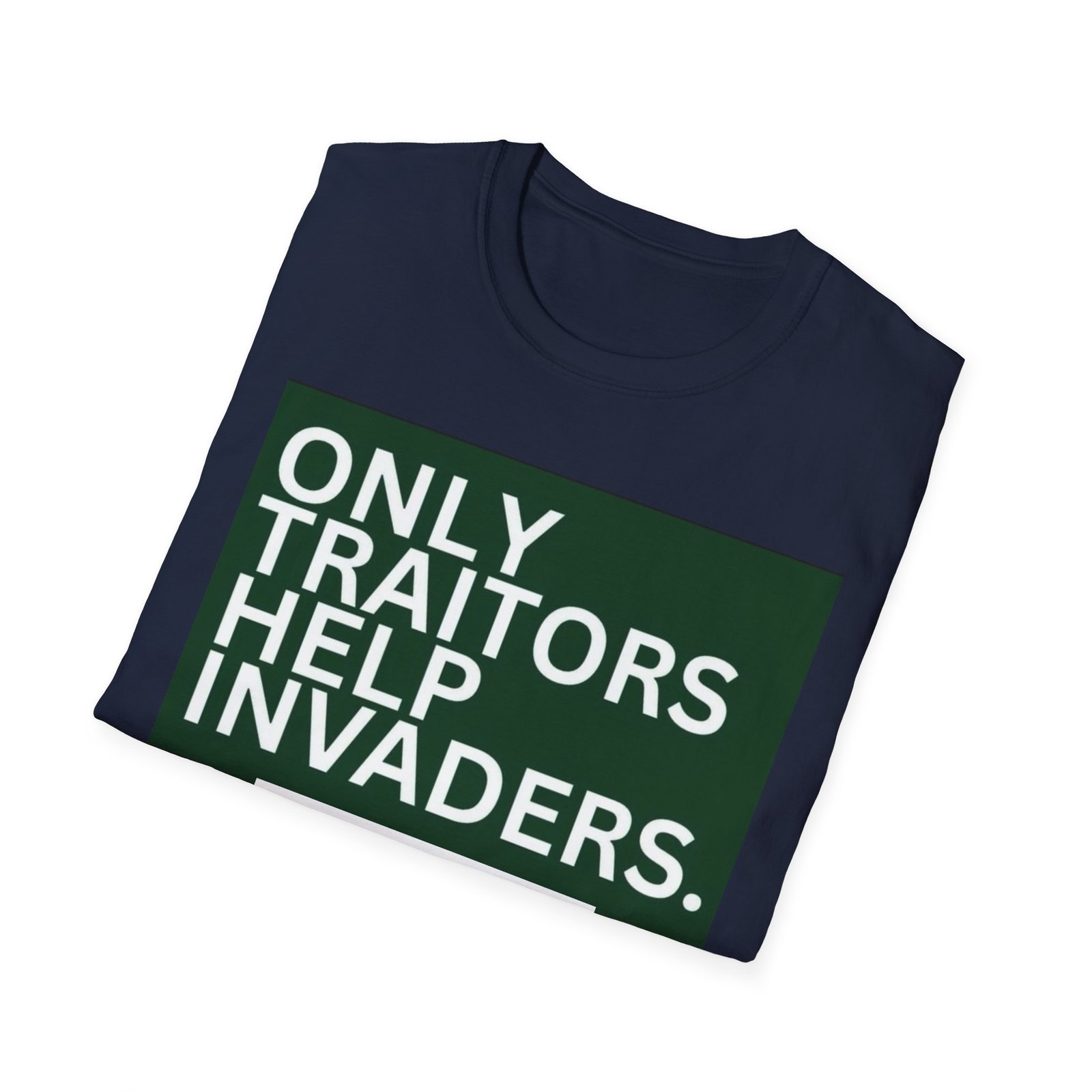 T-Shirt — "Only Traitors Help Invaders" I Stand With ICE Political Tee - Image 20