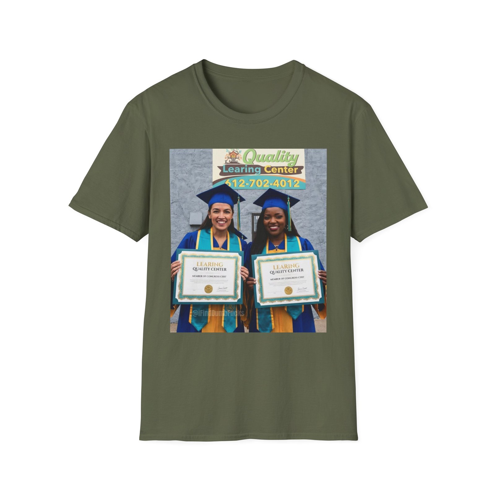 Graduation Photo T-Shirt - Proud Graduates with Diploma Design - Image 9