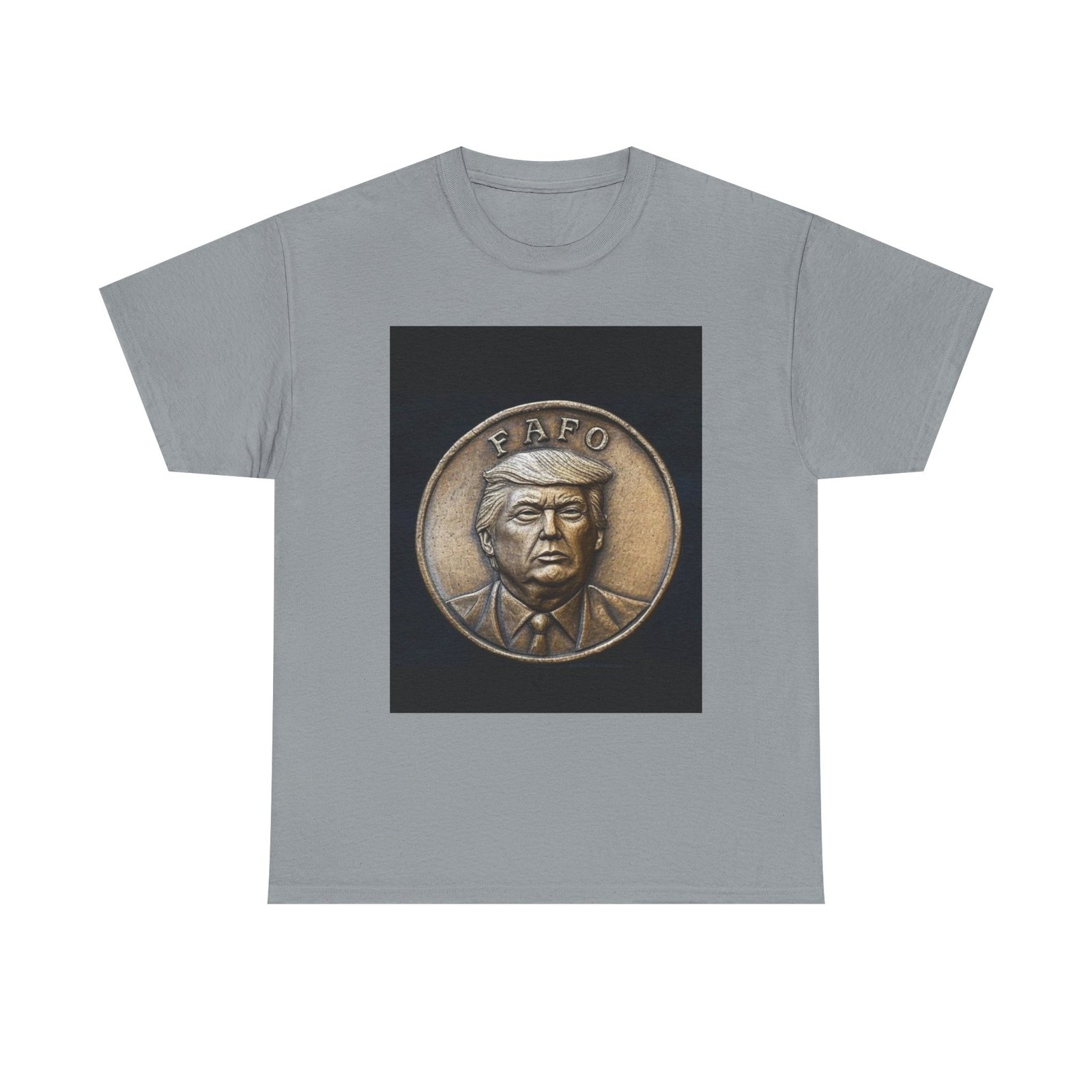 Bronze Medal Portrait Tee — FAFO Coin Design - Image 9