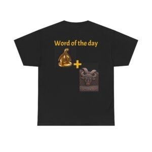 Word of the Day Tee — Gold Seal + Ram Graphic Cotton T‑Shirt