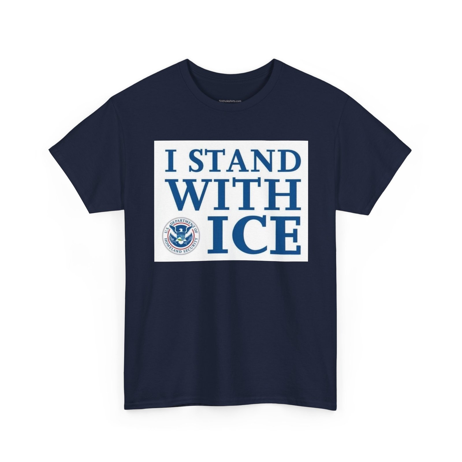 I Stand With ICE T-Shirt — Political Support Tee - Image 15
