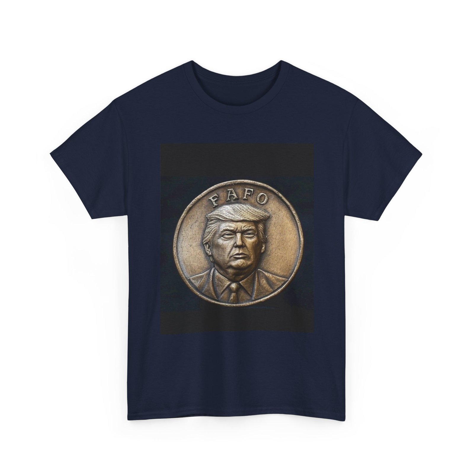 Bronze Medal Portrait Tee — FAFO Coin Design - Image 15
