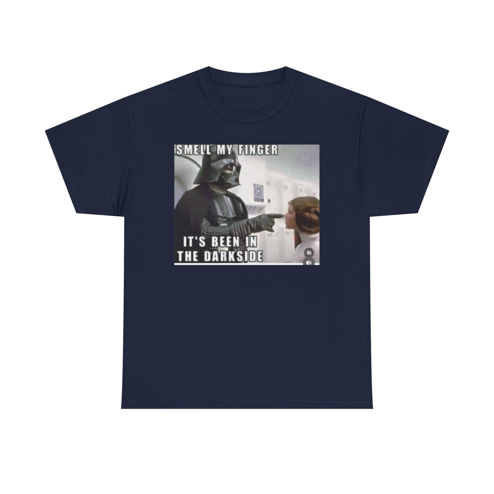 Darth Vader Meme Tee — "I Smell My Finger, It's Been in the Dark Side" Funny Star Wars T-Shirt - Image 13