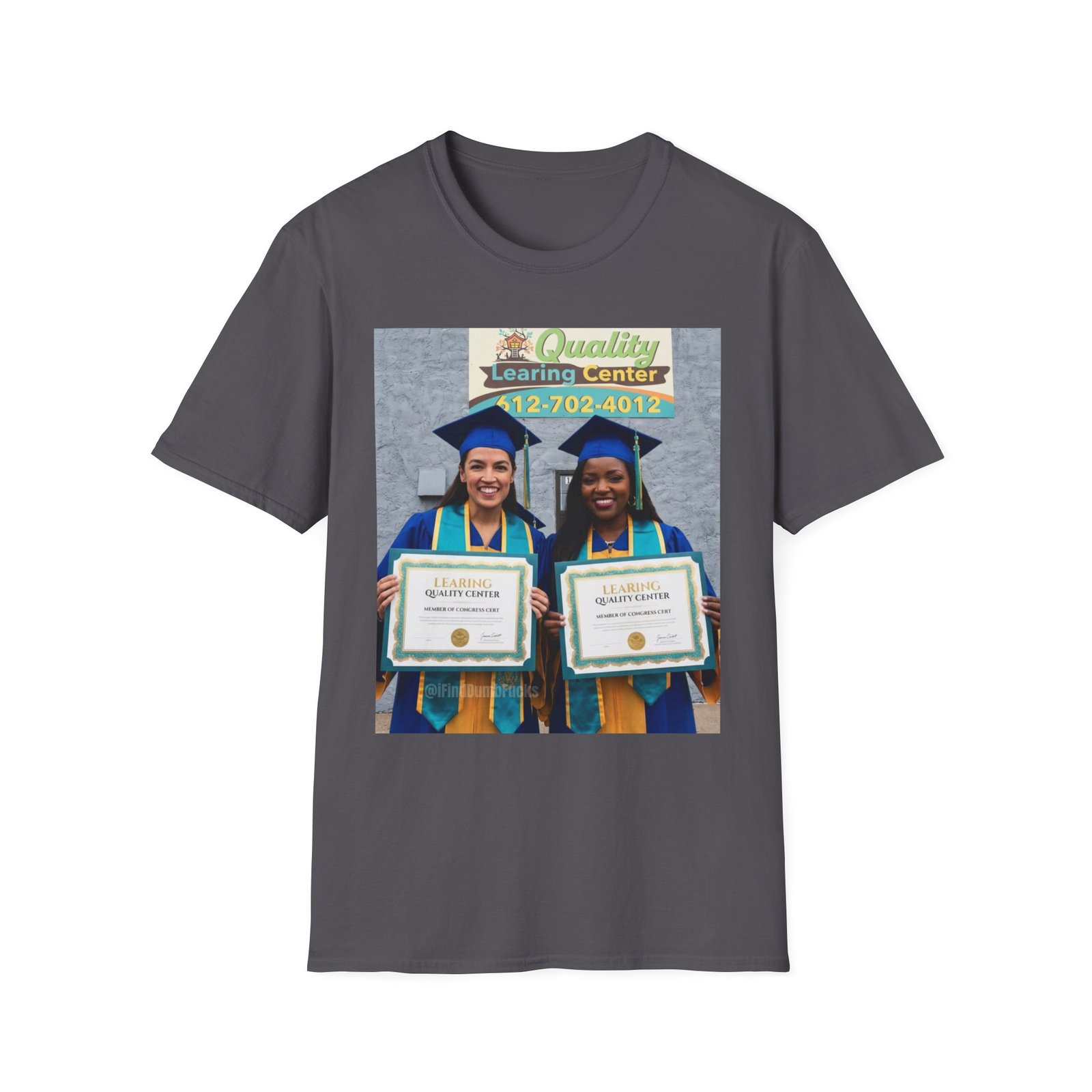 Graduation Photo T-Shirt - Proud Graduates with Diploma Design - Image 13
