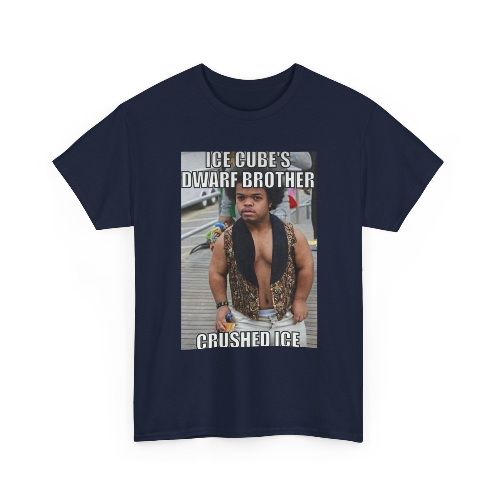 Crushed Ice Meme T‑Shirt — "Ice Cube's Dwarf Brother" Funny Graphic Tee - Image 15