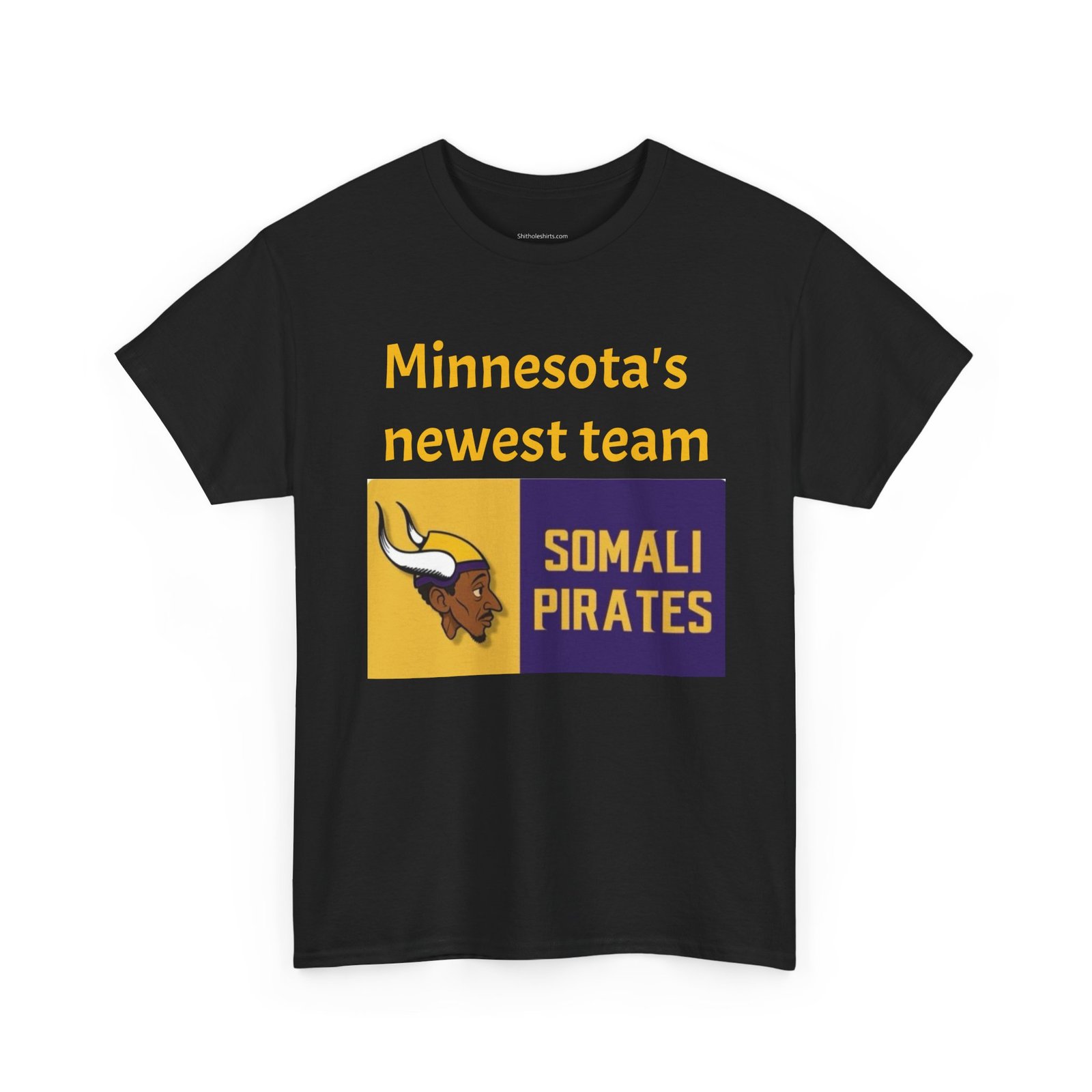 Somali Pirates Minnesota T‑Shirt – "Minnesota's Newest Team" Fan Tee - Image 3