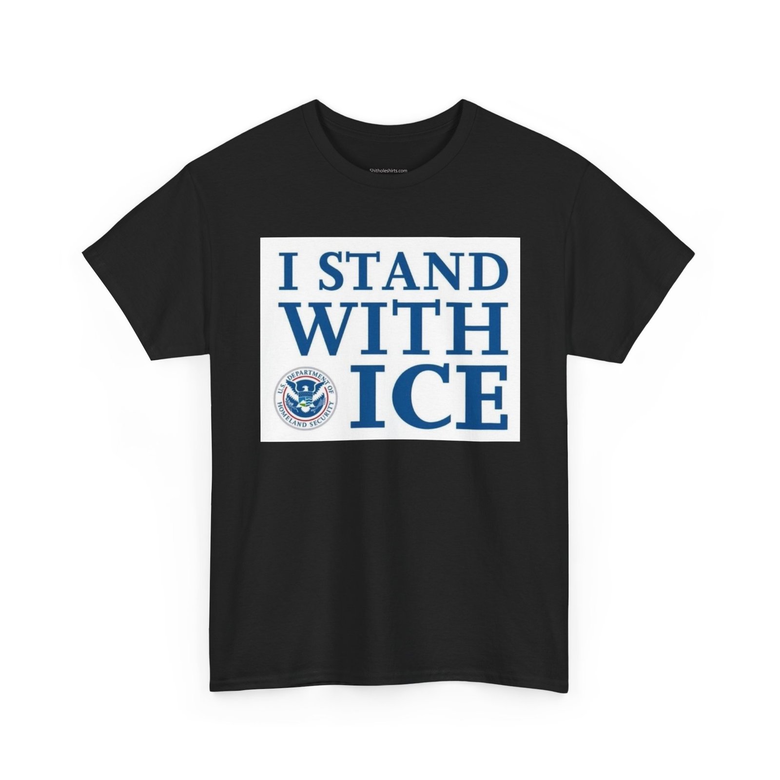 I Stand With ICE T-Shirt — Political Support Tee - Image 3
