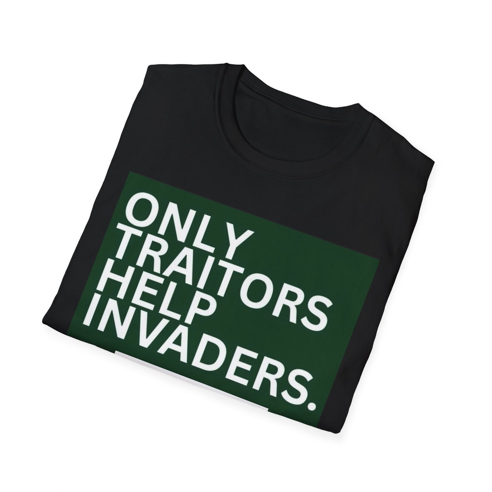 T-Shirt — "Only Traitors Help Invaders" I Stand With ICE Political Tee - Image 12