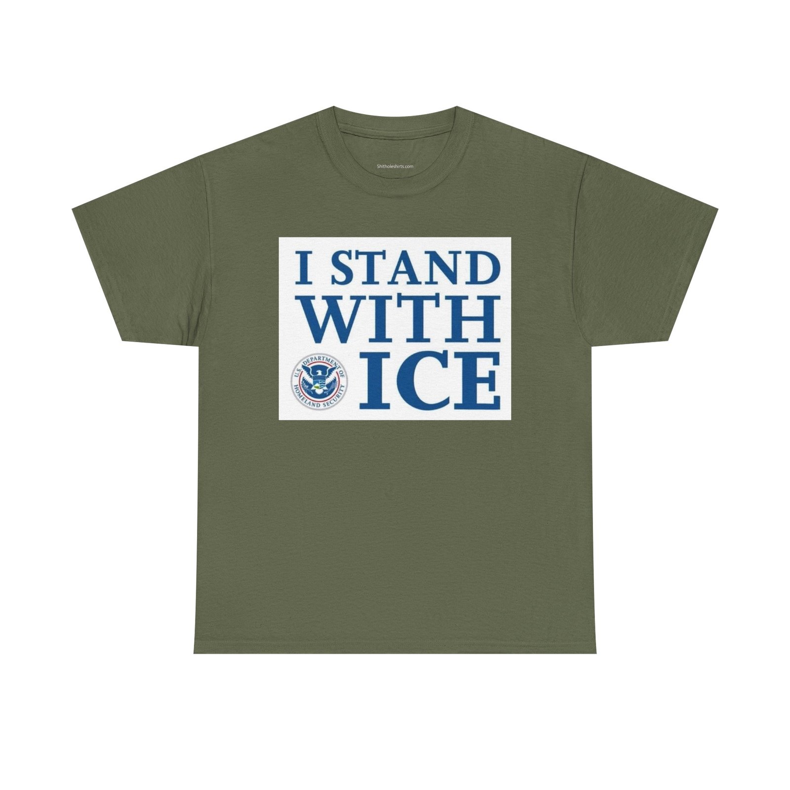 I Stand With ICE T-Shirt — Political Support Tee - Image 5