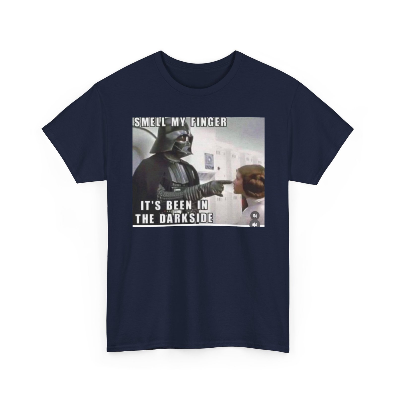 Darth Vader Meme Tee — "I Smell My Finger, It's Been in the Dark Side" Funny Star Wars T-Shirt - Image 15