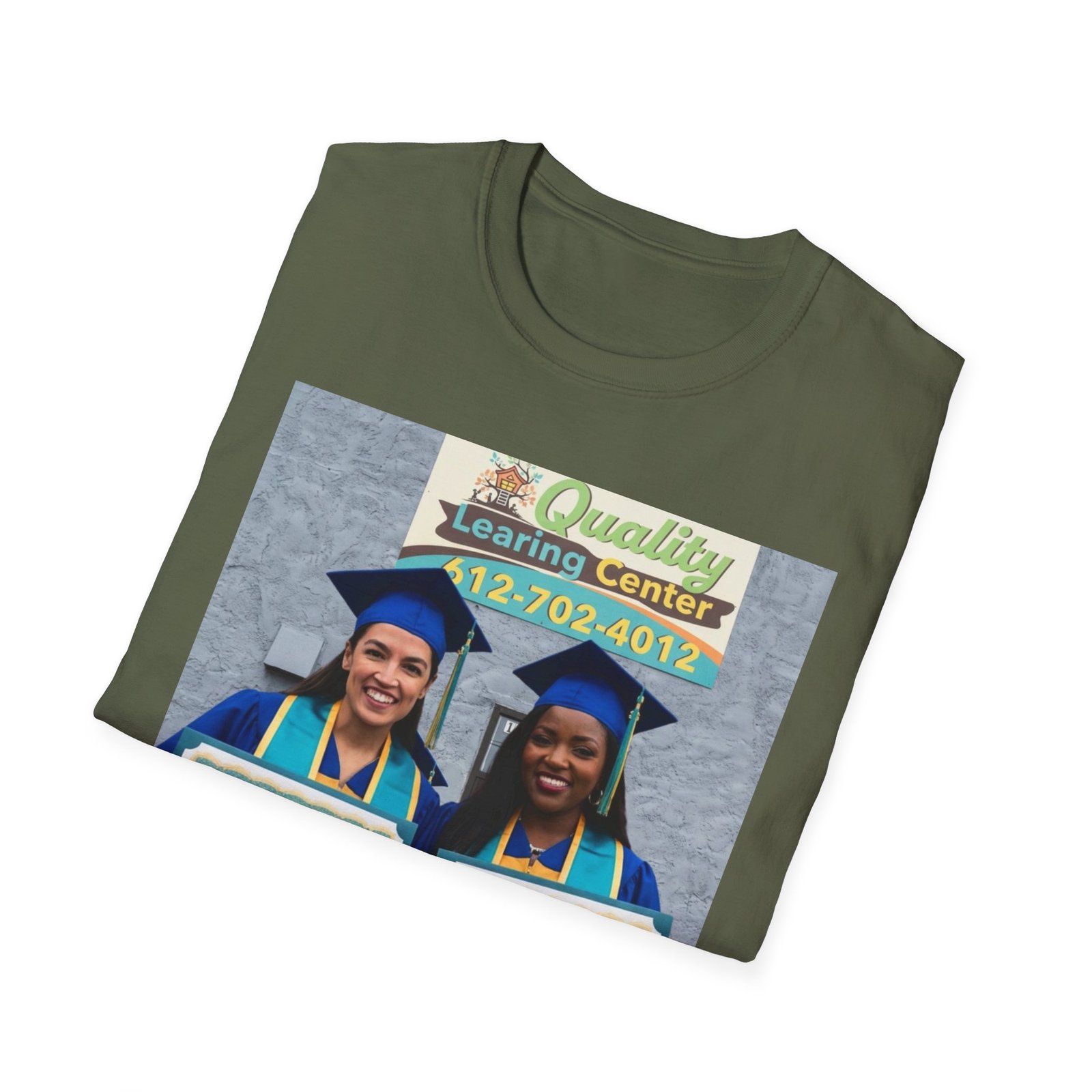 Graduation Photo T-Shirt - Proud Graduates with Diploma Design - Image 12