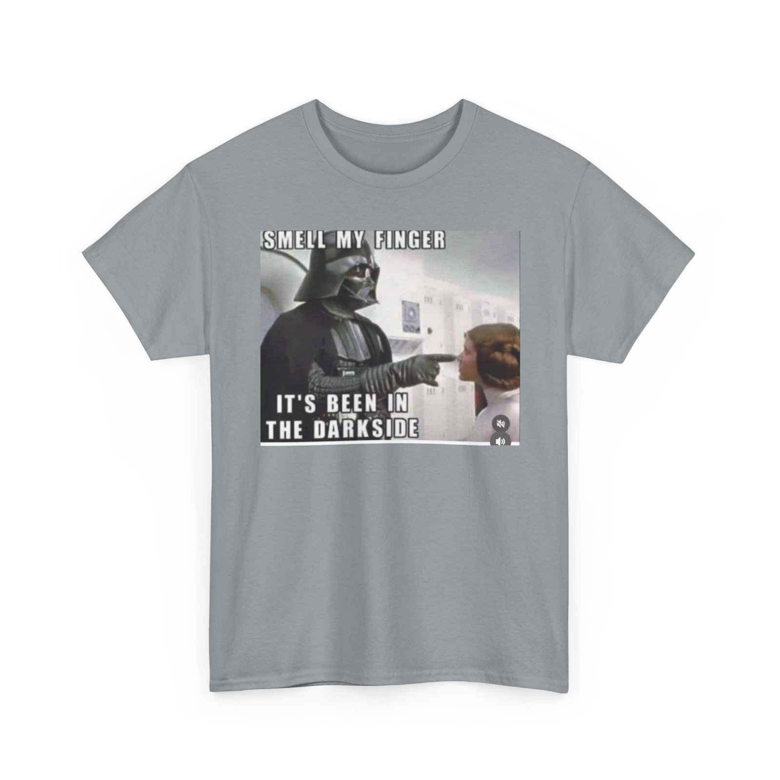 Darth Vader Meme Tee — "I Smell My Finger, It's Been in the Dark Side" Funny Star Wars T-Shirt - Image 11