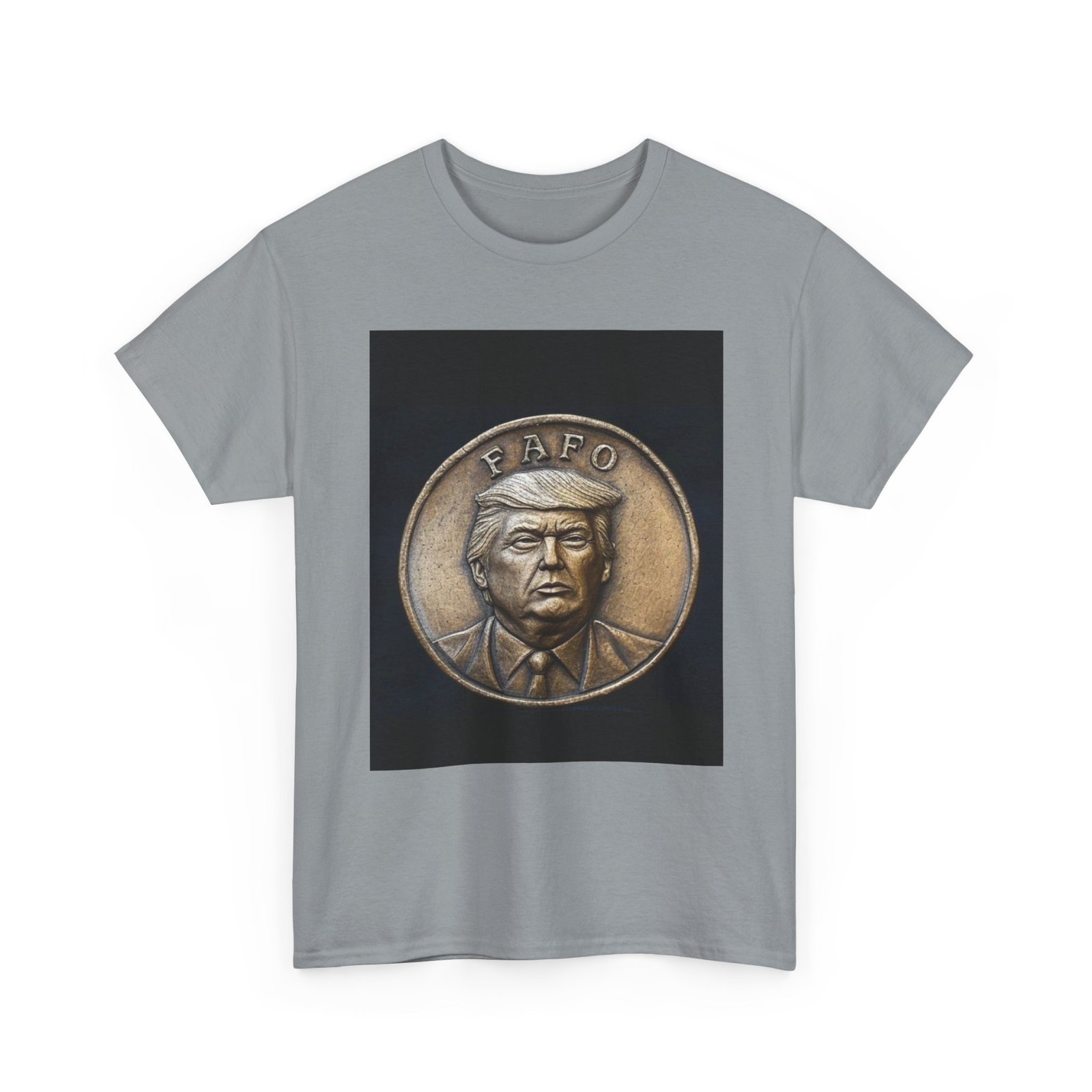 Bronze Medal Portrait Tee — FAFO Coin Design - Image 11