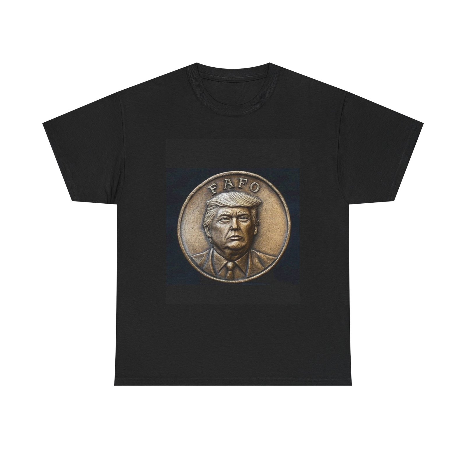 Bronze Medal Portrait Tee — FAFO Coin Design