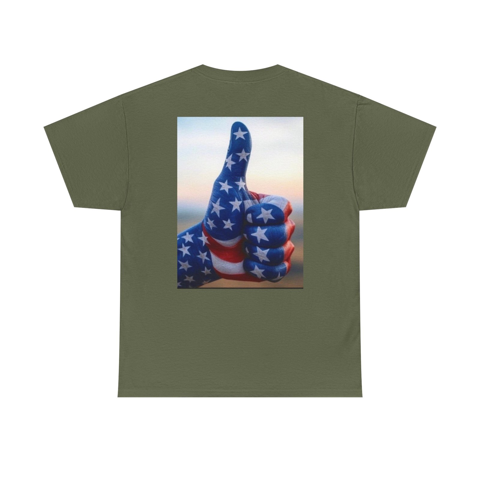 Patriotic Thumbs Up T-Shirt — American Flag Graphic Tee (USA Pride) - Image 6
