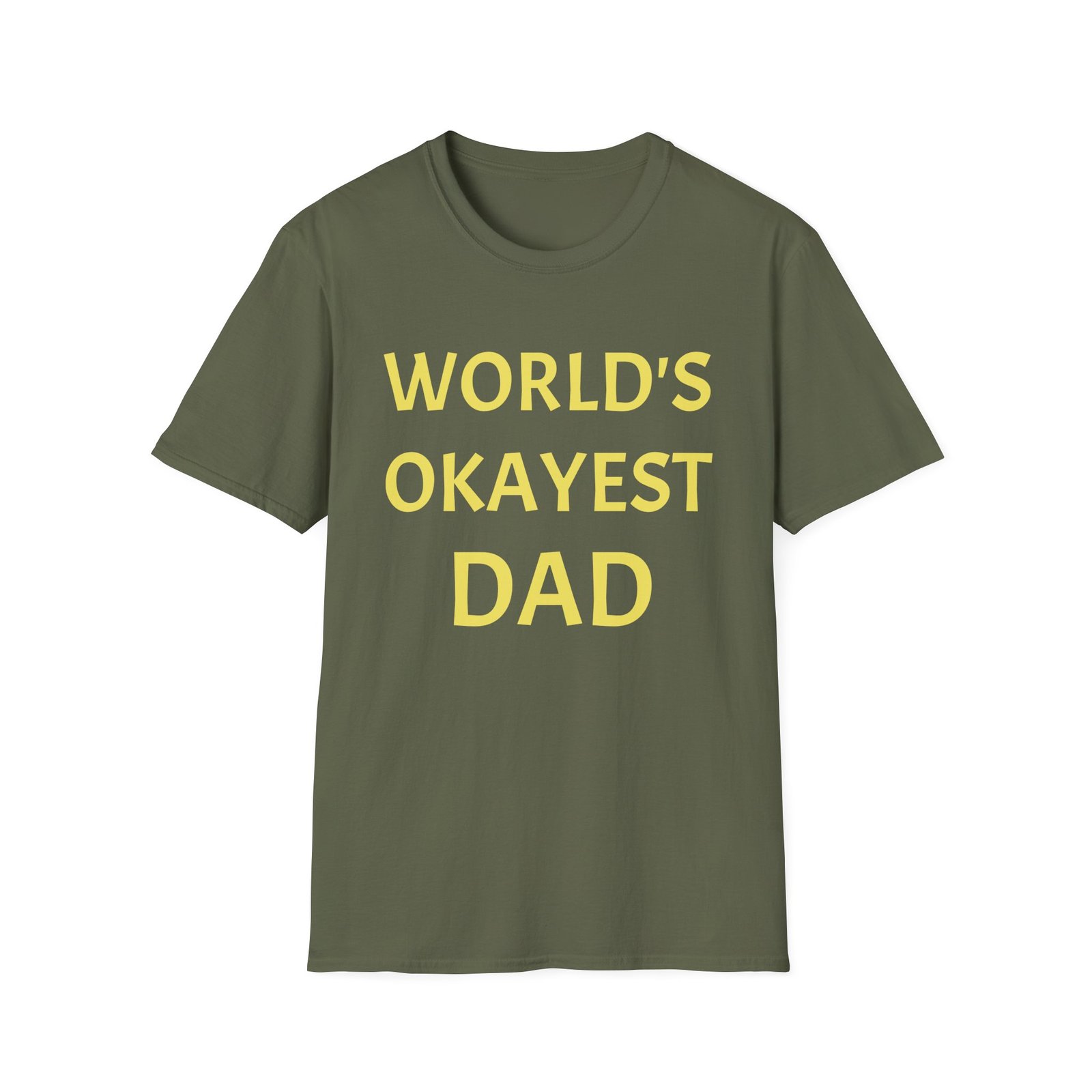 World's Okayest Dad T-Shirt — Funny Father's Day Dad Tee - Image 9