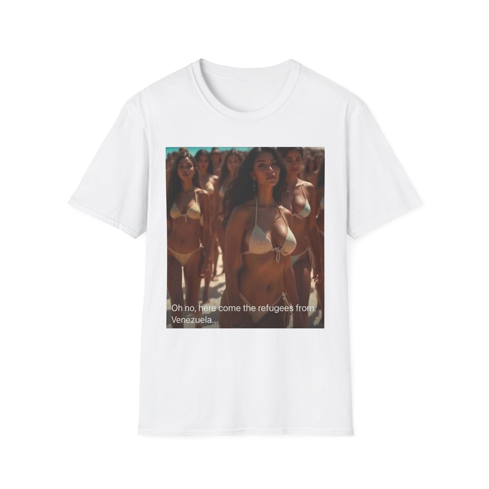 Unisex Softstyle Venezuela is cuming T-Shirt - Image 5