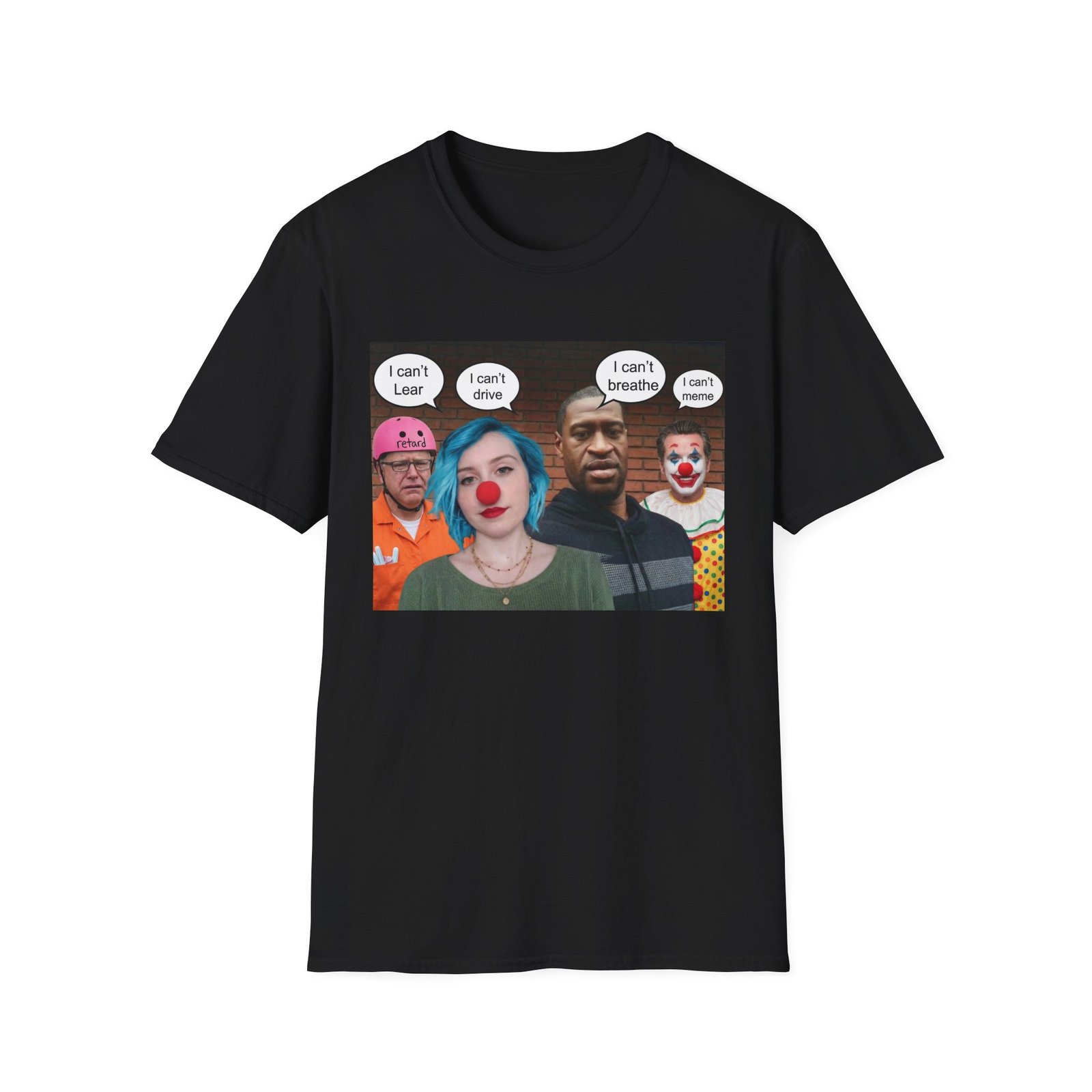 Graphic T-Shirt — 'I Can't Breathe' Social Justice Collage Tee