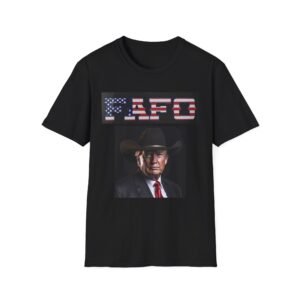 FAFO American Flag T-Shirt — Patriotic Cowboy Portrait Tee