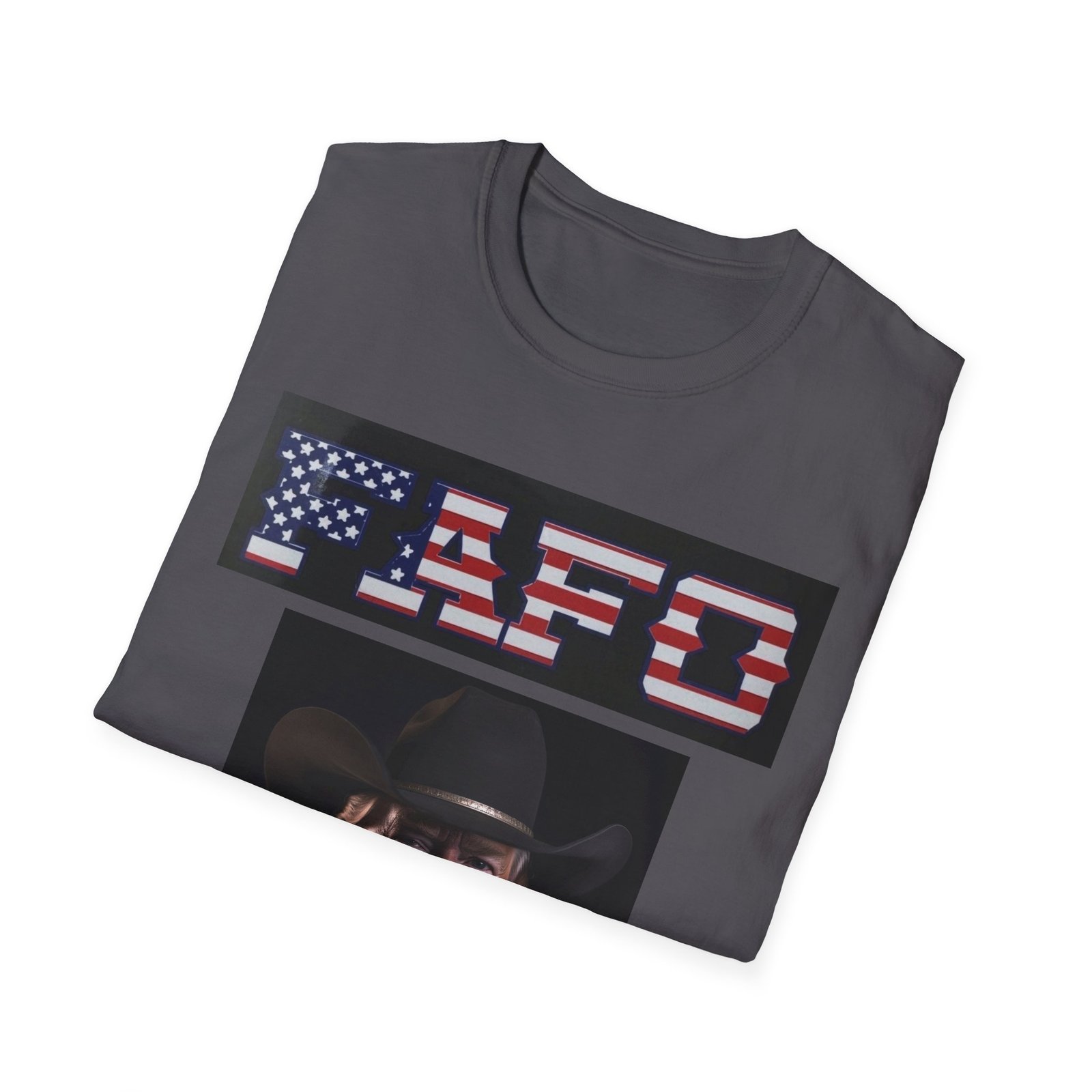 FAFO American Flag T-Shirt — Patriotic Cowboy Portrait Tee - Image 16