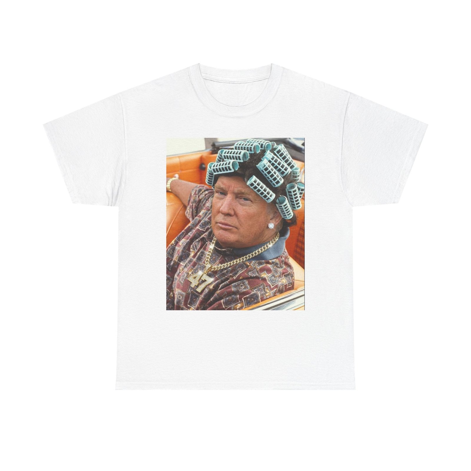 Graphic Tee — BigWormDJT with Hair Rollers - Image 5
