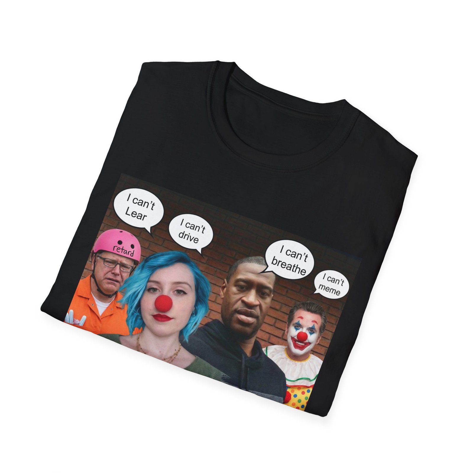 Graphic T-Shirt — 'I Can't Breathe' Social Justice Collage Tee - Image 4