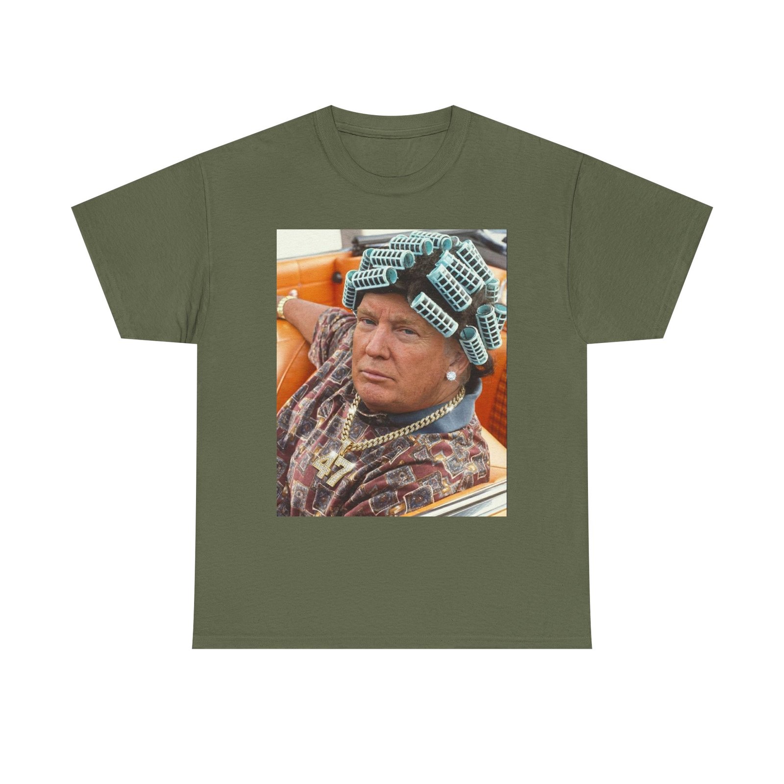 Graphic Tee — BigWormDJT with Hair Rollers - Image 9