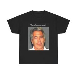 Meme Face Tee with "Come fry on my prane" Quote
