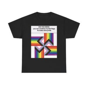 Ultra Pride Flags Graphic Tee — "Did You Know?" Rainbow Inclusion T‑Shirt