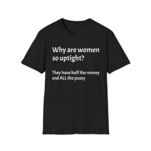 Classic White T-Shirt —uptight women